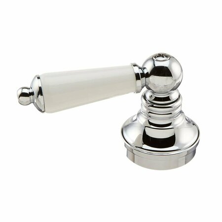 THRIFCO PLUMBING Universal Porcelain Lever Handle, HOT with Chrome Base, Price 9400016